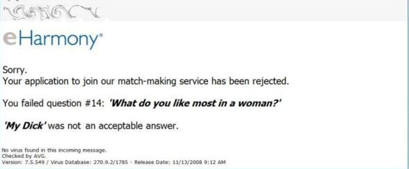 EHarmony doesnt care about my needs