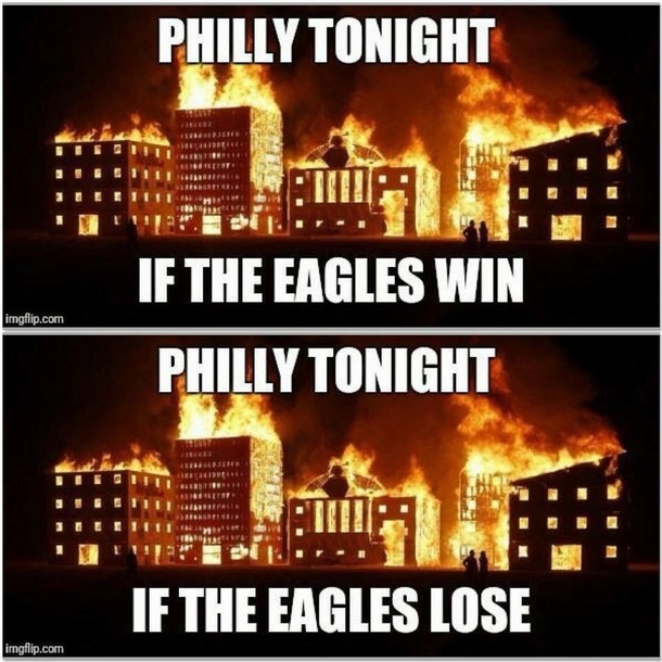 Either way philly burns