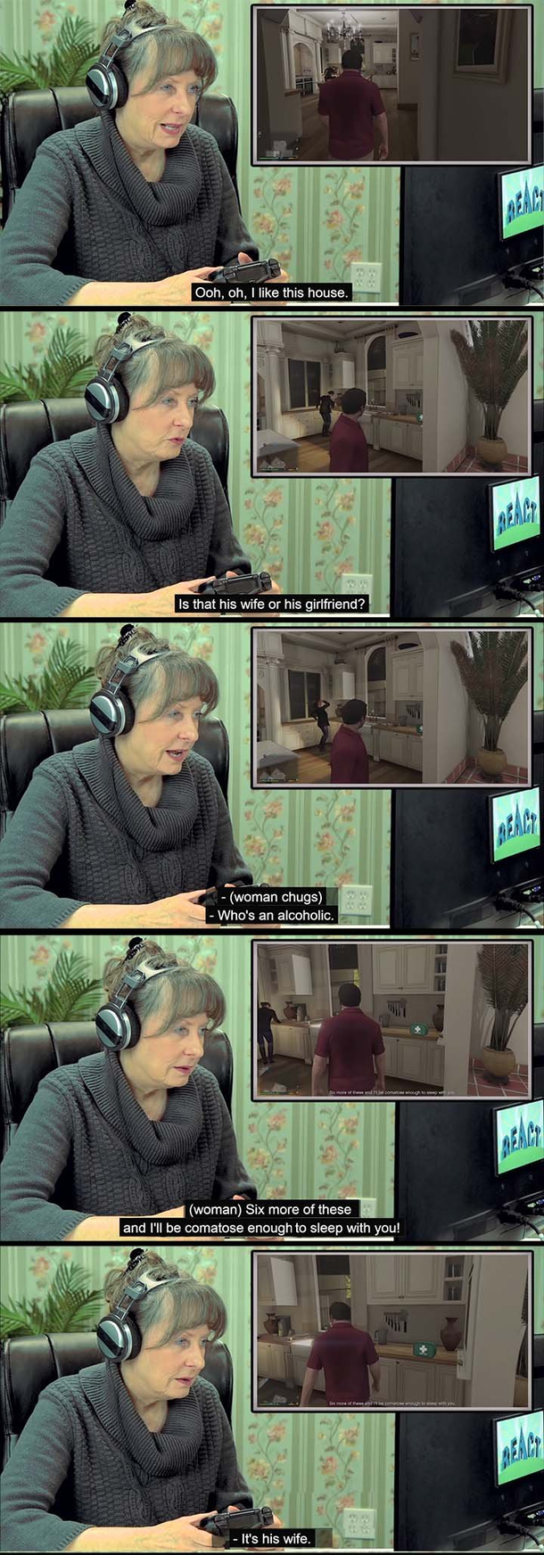Elders play Grand Theft Auto 