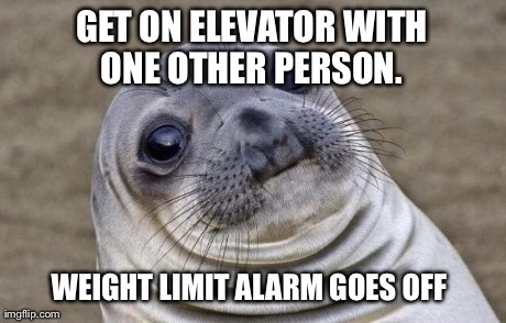 Elevators at work have been acting up - stopping at floors and not moving doors not opening and then