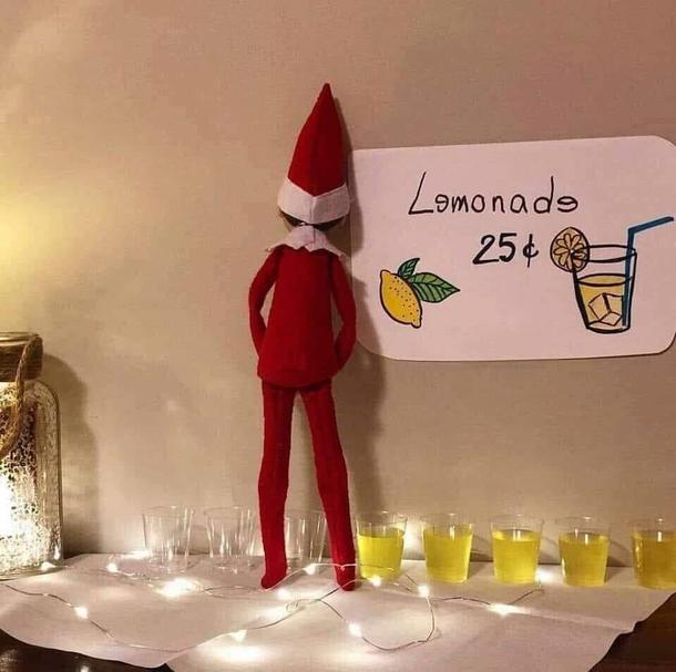 Elf on a Shelf is wildin