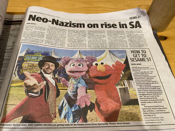 Elmo has some explaining to do