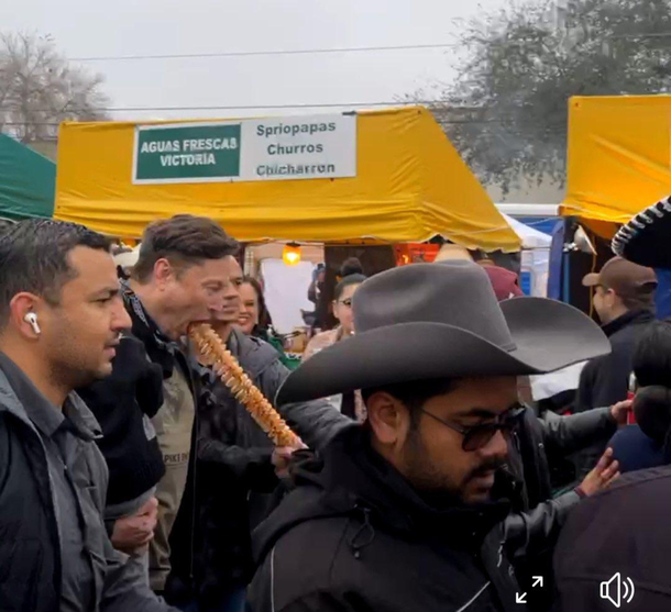 Elon  Brownsville charro days yesterday