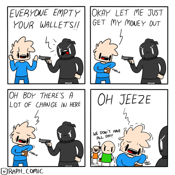 Empty your wallets