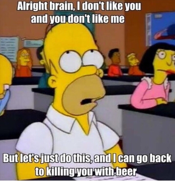 End of the semester