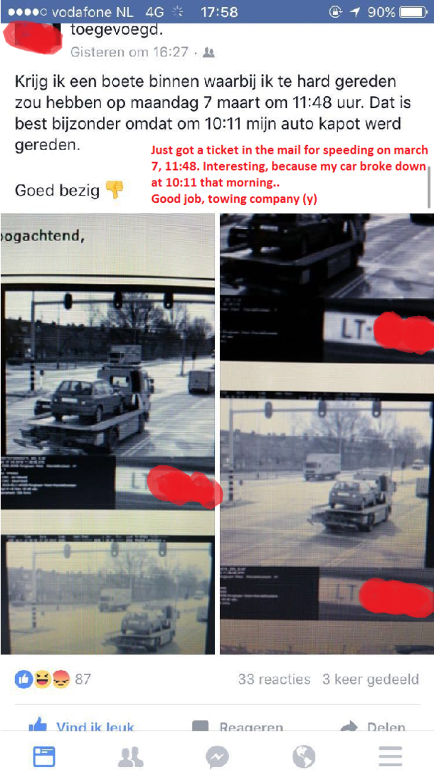 Engine wasnt running wheels werent spinning driver wasnt behind the wheel keys where not in the ignition still received a ticket