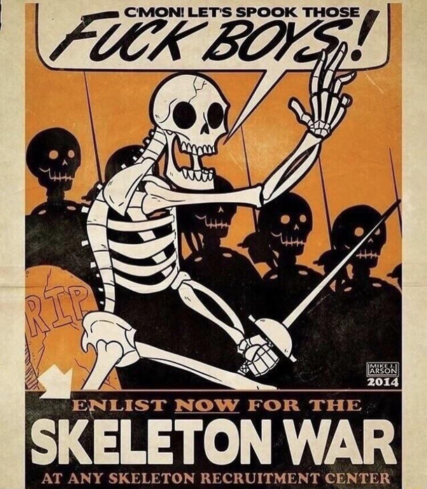 Enlist now bitches