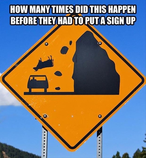 Enough to put that sign up there