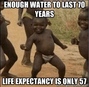 Enough water in Kenya to last  lifetimes