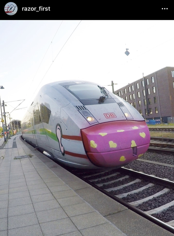 Even german trains wear masks now