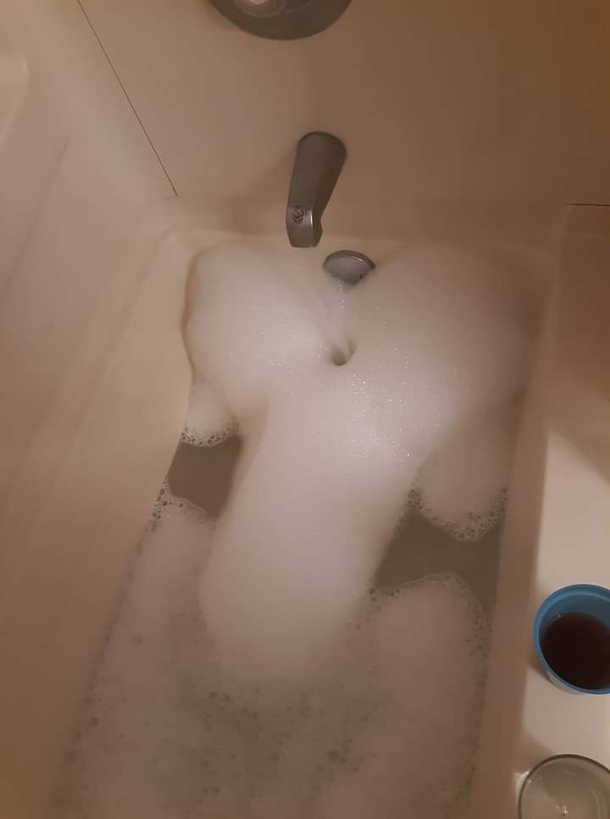 Even my own bath bubbles are telling me I need to get laid
