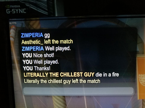 Even the chillest guy has his bad days