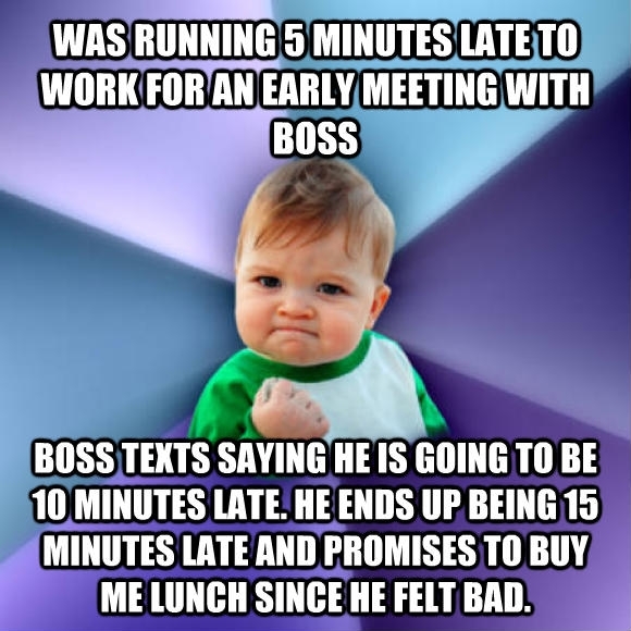 Even the small victories help