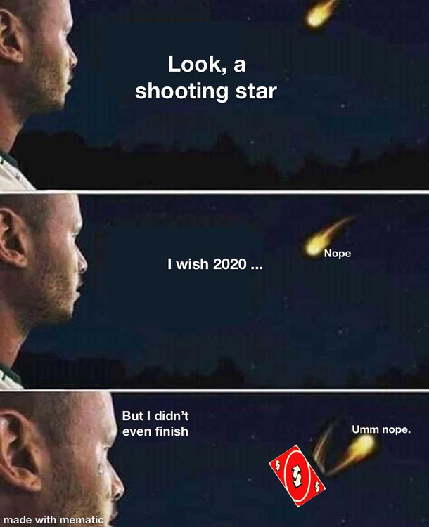 Even the stars have spoken 