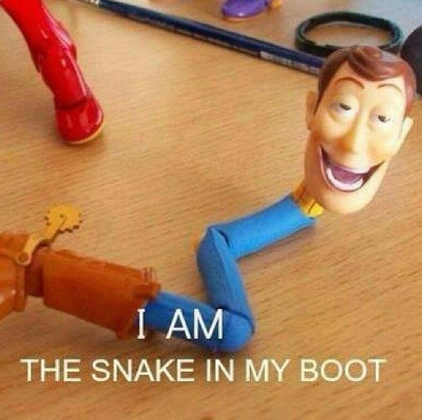 Even Woody gets high sometimes