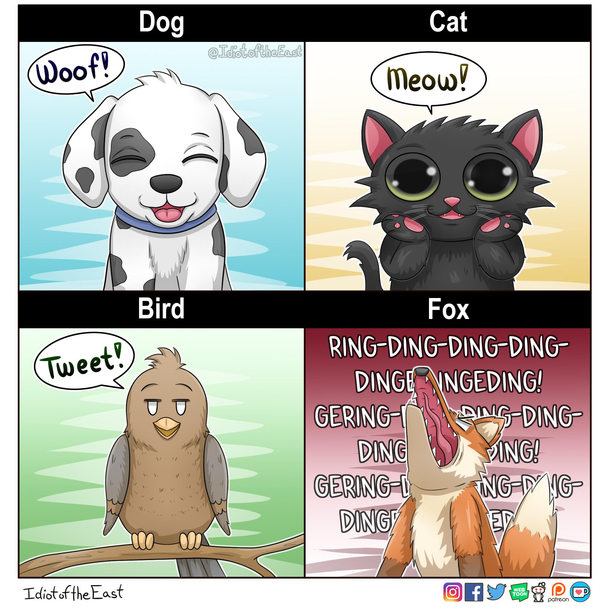 ever since  the fox sounded different