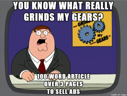 Every damn news site does this now