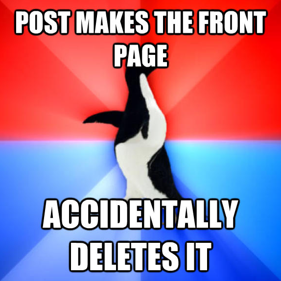 Every redditors worst nightmare happened to me yesterday