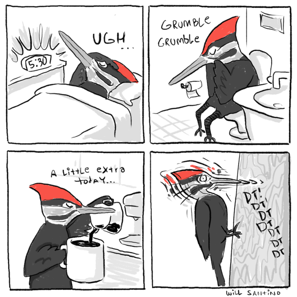 Every single day 