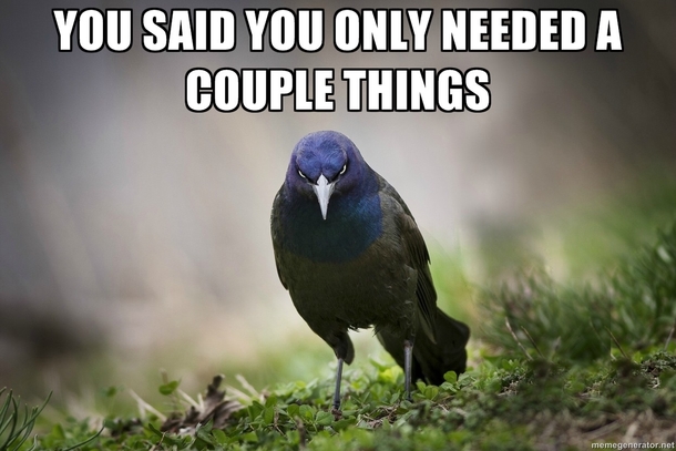 Every time at the grocery store