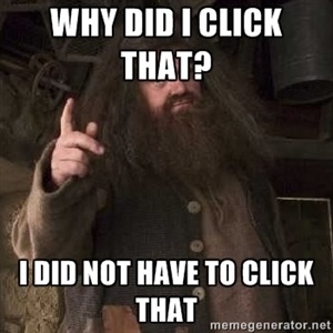 Every time I click on a Hagrid meme