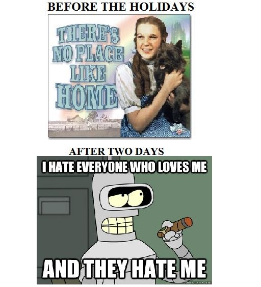 Every time I go home for the holidays