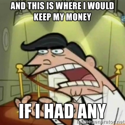 Every time I log on to my bank account