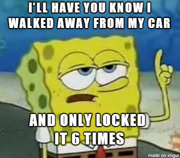Every time I park the car