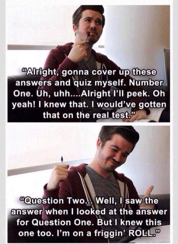 Every time I try and study
