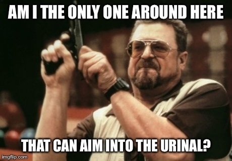 Every time I use a public bathroom