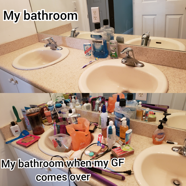 Every time my GF comes over