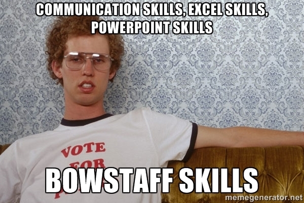 Every time while listing my job related skills