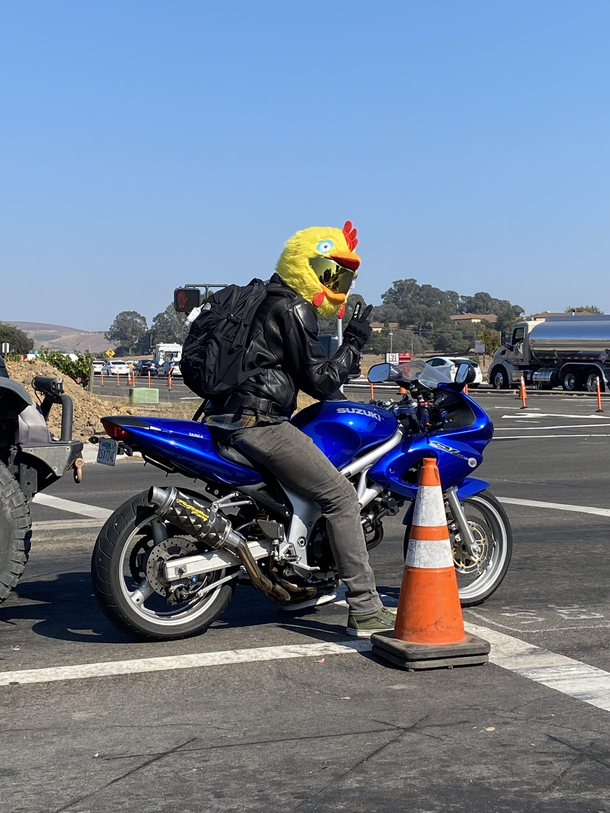 Everyone always asks why the chicken crossed the road never how