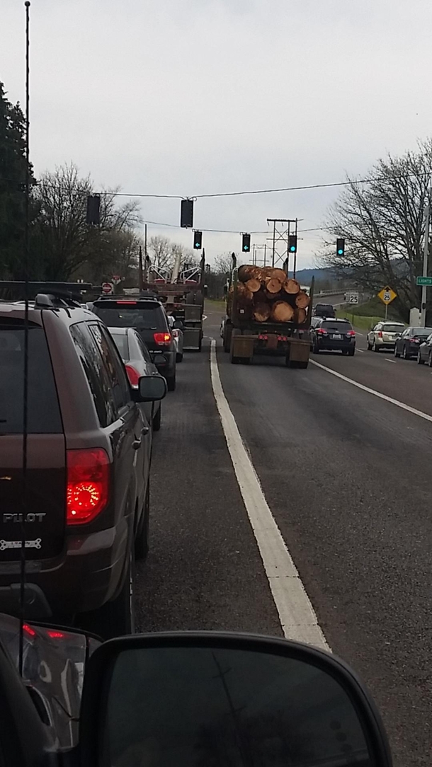 Everyone in the left lane has seen Final Destination