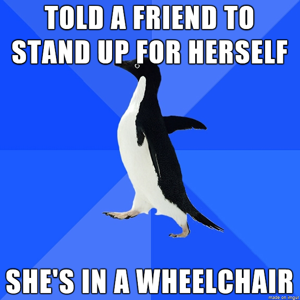 Everyone is always pushing her around