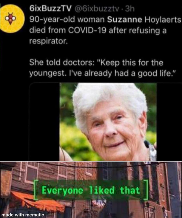 Everyone liked that