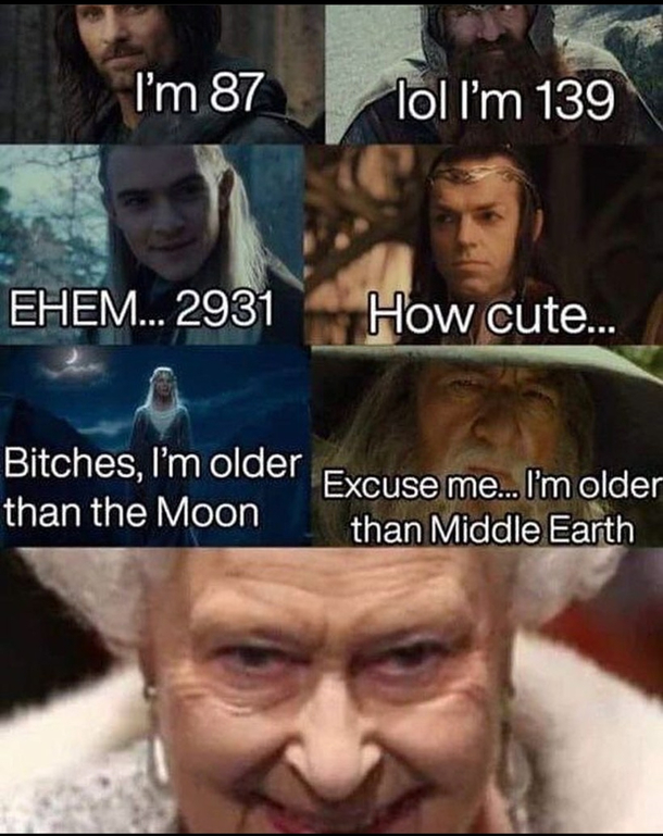 Everyones a gangsta until the queen enters