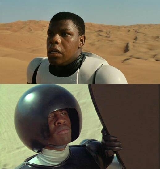 Everyones all like Ooooo a black Storm Trooper how unique and Im over here like