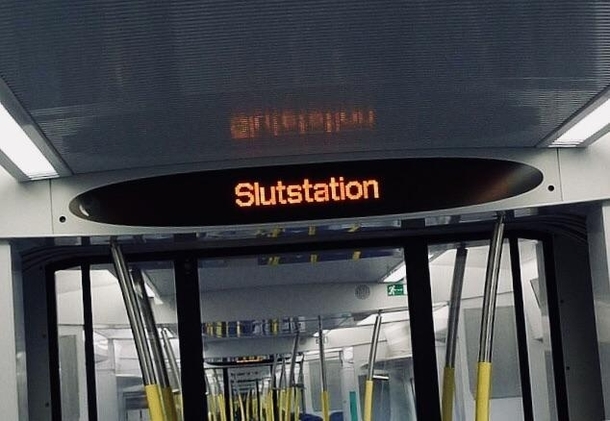 Everyones favorite station Actually means last stop in Swedish 