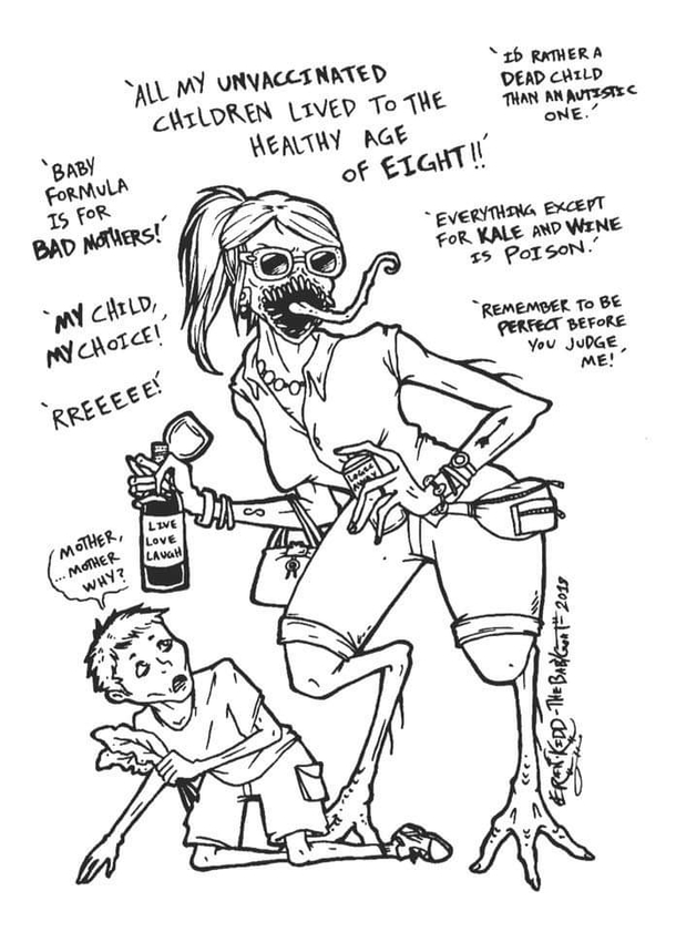 Everything except for KALE and WINE is poison