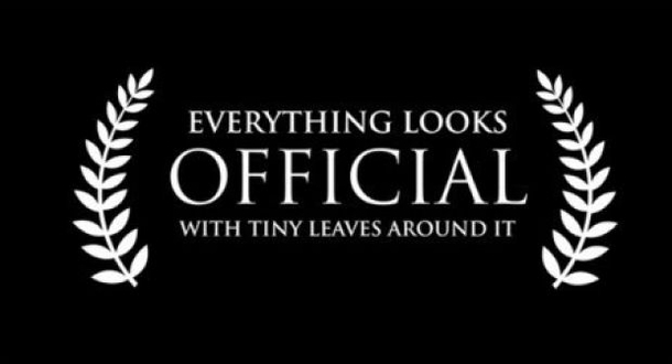 Everything Looks Official