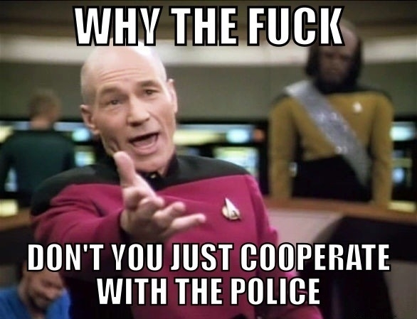 Everytime I watch the television show COPS
