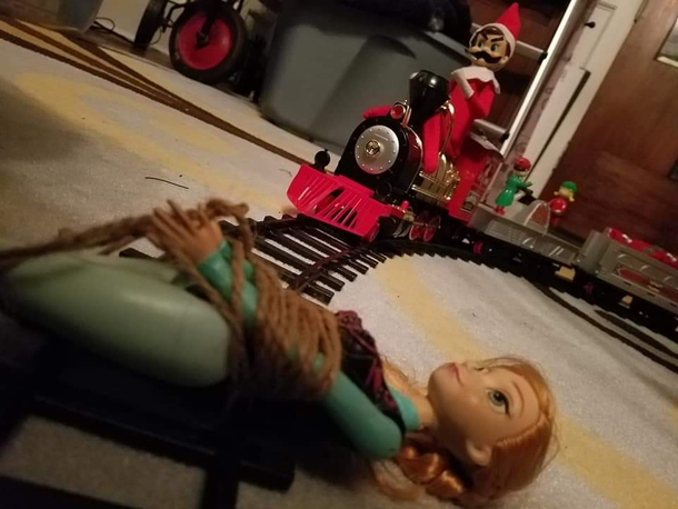 Evil elf on a shelf
