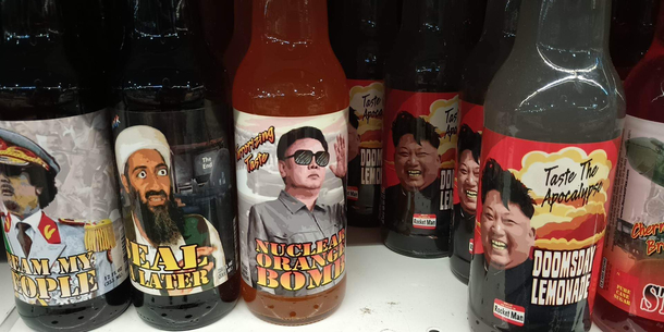 Evil Foreign Enemy Pop soda from Super H Mart Plano TX