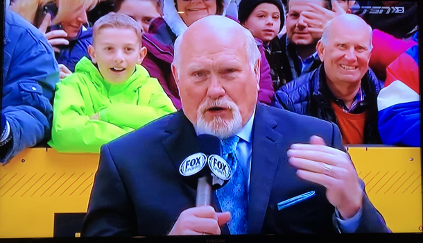 Evil Terry Bradshaw brought his brother Terry Bradshaw today