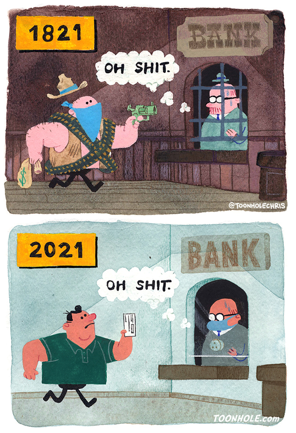 Evolution of the Mask
