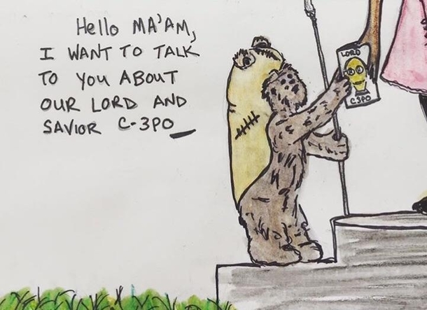 Ewoks found religion