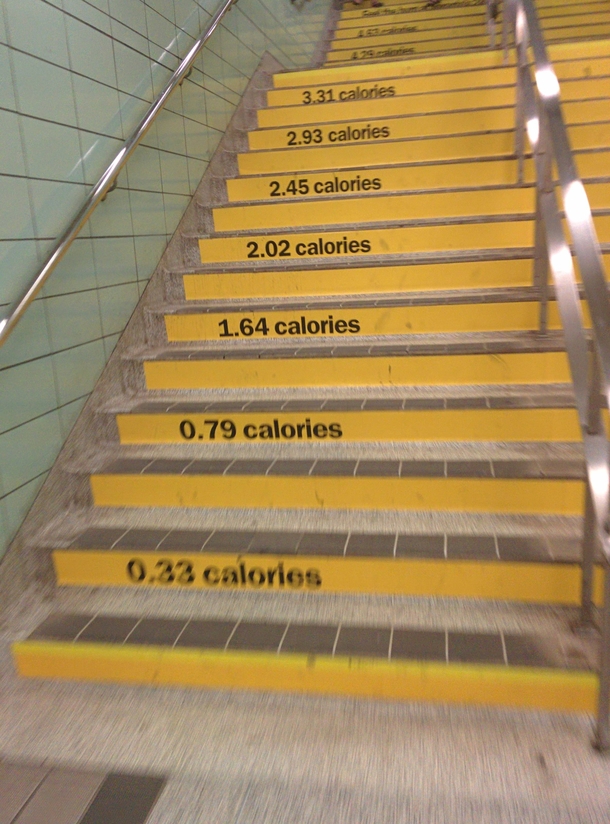 Excellent ad by Yellow Pages The top step said  gyms in Toronto