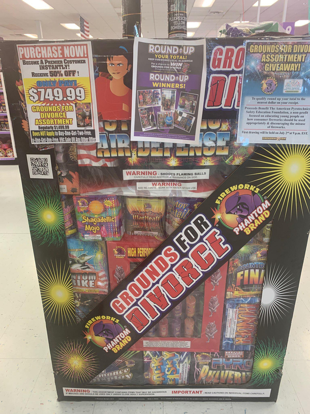 Excellent name for a  box of fireworks