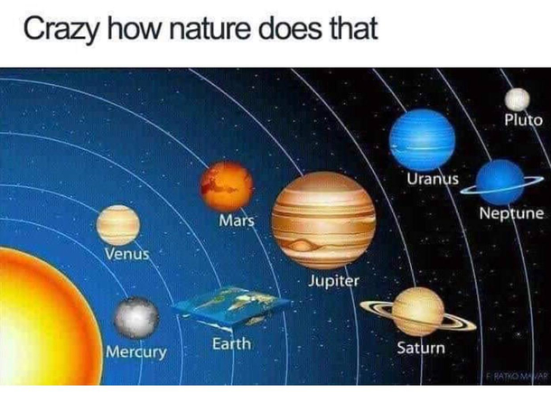 Except they included Pluto